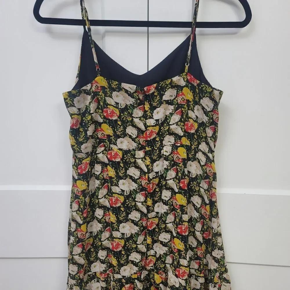 J.CREW Mercantile Sweet Pea Tiered Floral Chiffon Maxi Dress, Size 6
